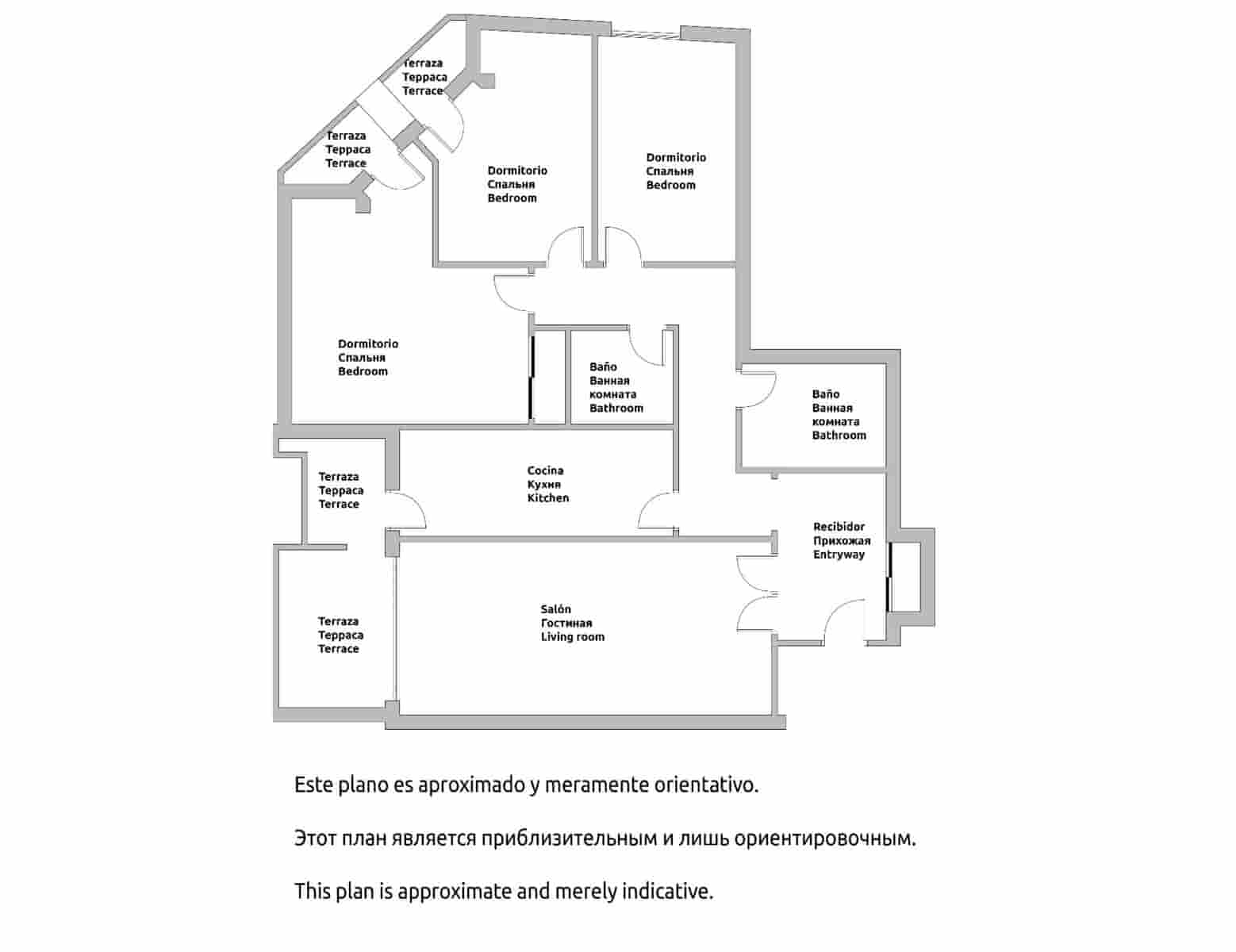 3 soveværelse Lejlighed til salg i Torrevieja - € 165.000 (Ref: 9555793)