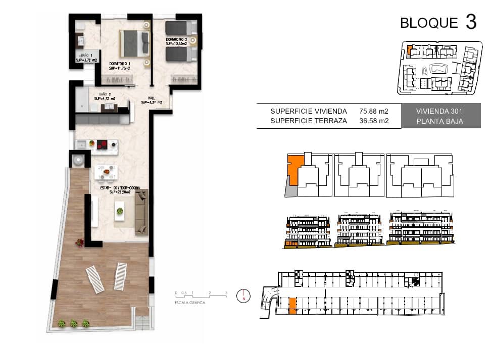 2 chambre Appartement à vendre à Orihuela Costa avec piscine garage - 272 000 € (Ref: 9361902)