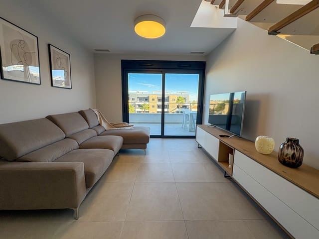 2 soverom Penthouse til leie i Orihuela Costa, Orihuela med svømmebasseng garasje - € 1 800 (Ref: 9413585)