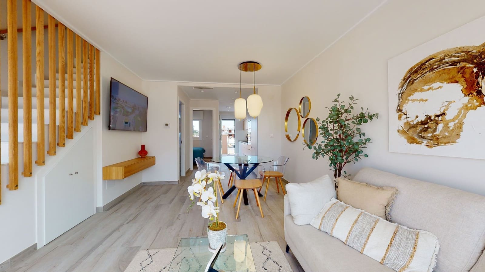 3 chambre Villa/Maison Semi-Mitoyenne à vendre à Pilar de la Horadada avec piscine garage - 304 900 € (Ref: 9798631)