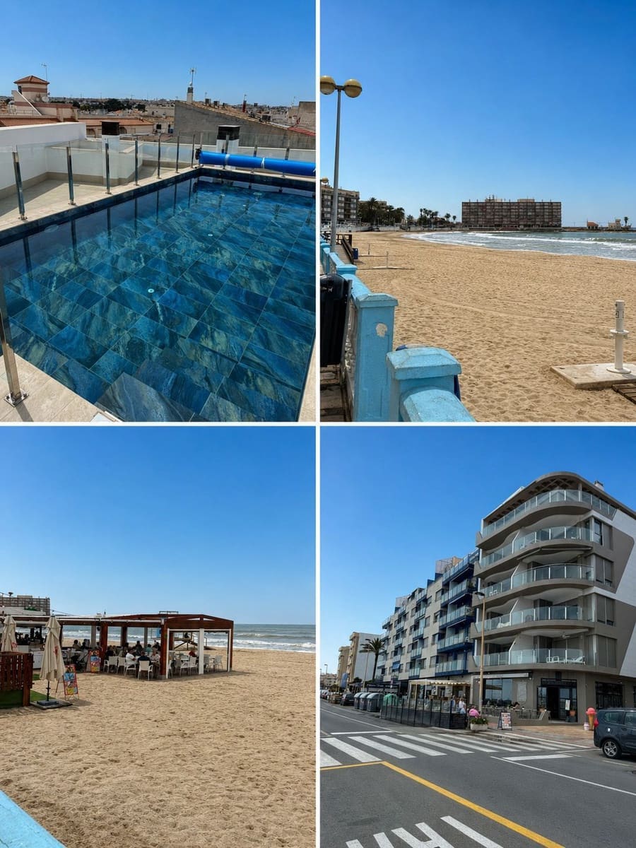 1 quarto Apartamento para arrendar em Torrevieja com piscina - 850 € (Ref: 9803900)