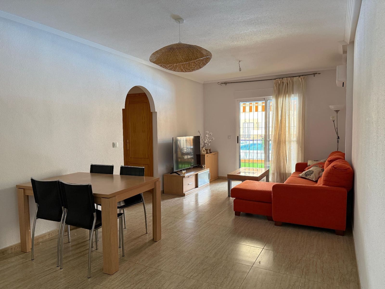 2 bedroom Flat for rent in Los Narejos with pool garage - € 900 (Ref: 9806060)
