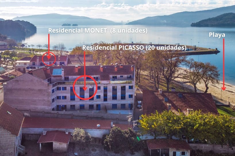 2 bedroom Beach Apartment for sale in Soutomaior with garage - € 250,000 (Ref: 9177811)