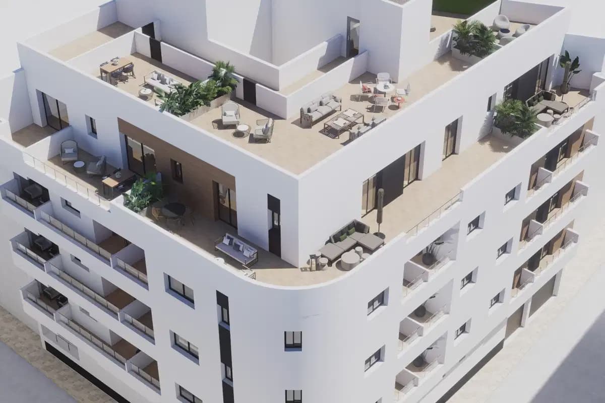 2 slaapkamer Penthouse te koop in Torrevieja met garage - € 280.000 (Ref: 10007153)