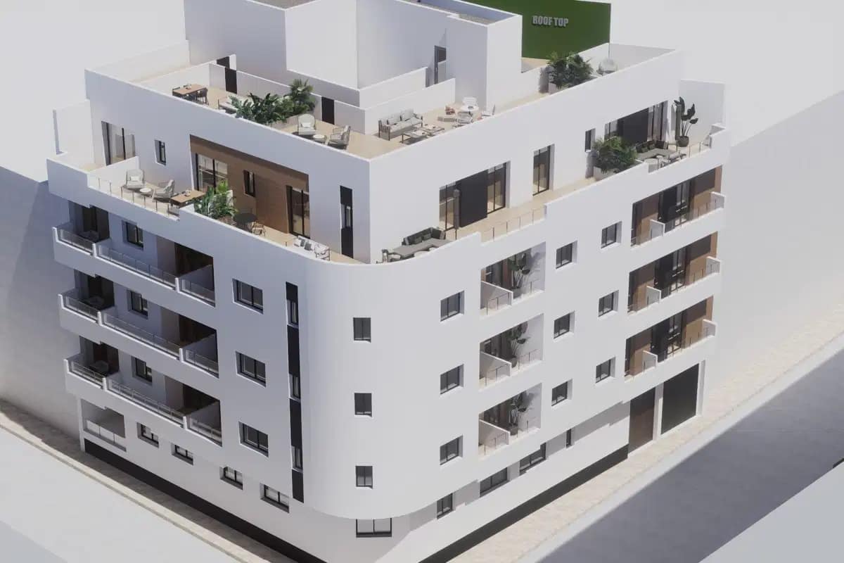 2 soveværelse Penthouse til salg i Torrevieja med garage - € 320.000 (Ref: 10007154)