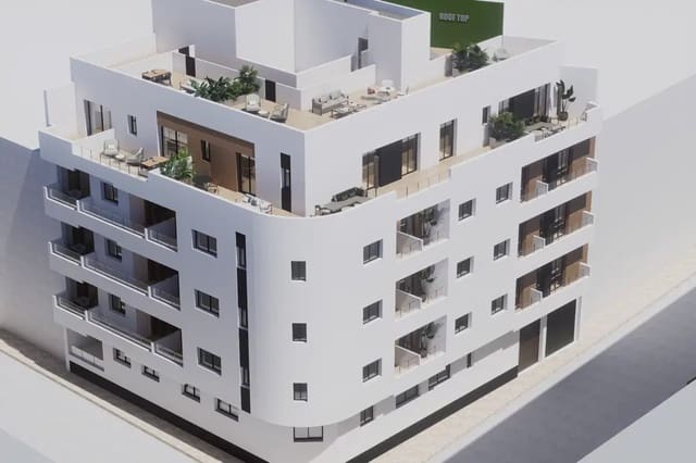 2 soveværelse Penthouse til salg i Antonio Machado, Torrevieja med garage - € 320.000 (Ref: 10007154)
