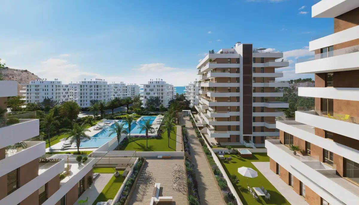 2 makuuhuone Huoneisto myytävänä paikassa La Villajoyosa / Vila Joiosa mukana uima-altaan 
autotalli - 389 000 € (Ref: 10043413)