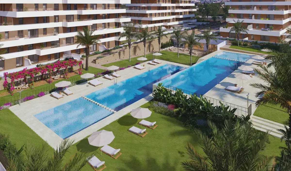 2 makuuhuone Huoneisto myytävänä paikassa La Villajoyosa / Vila Joiosa mukana uima-altaan 
autotalli - 389 000 € (Ref: 10043413)
