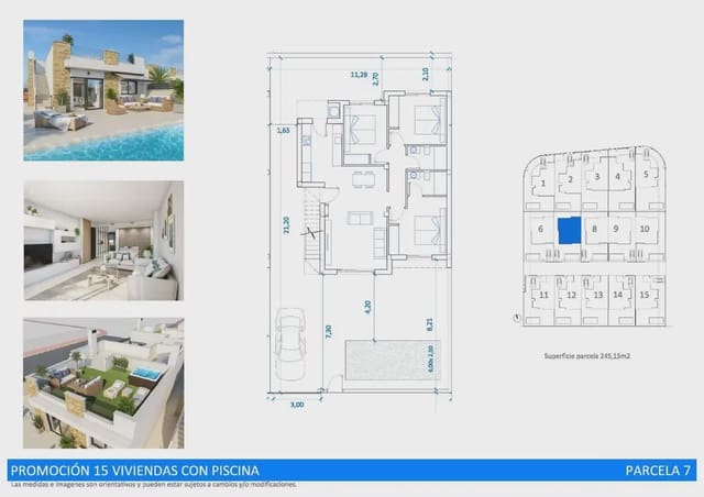 3 soveværelse Villa til salg i San Fulgencio med swimmingpool garage - € 395.000 (Ref: 10043417)