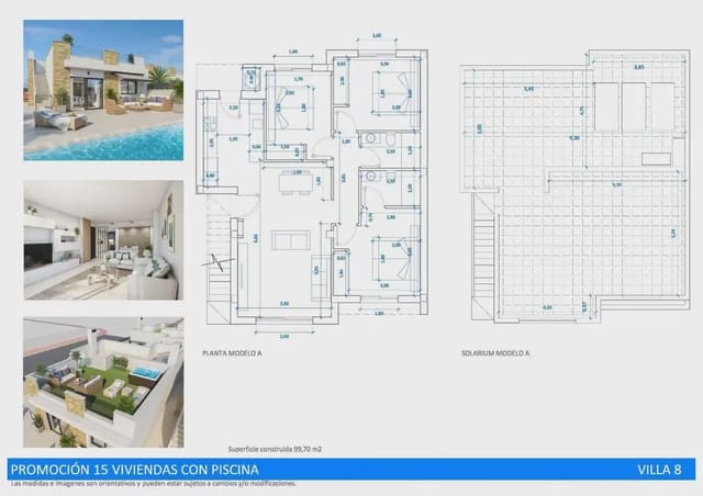 3 soveværelse Villa til salg i San Fulgencio med swimmingpool garage - € 395.000 (Ref: 10043417)