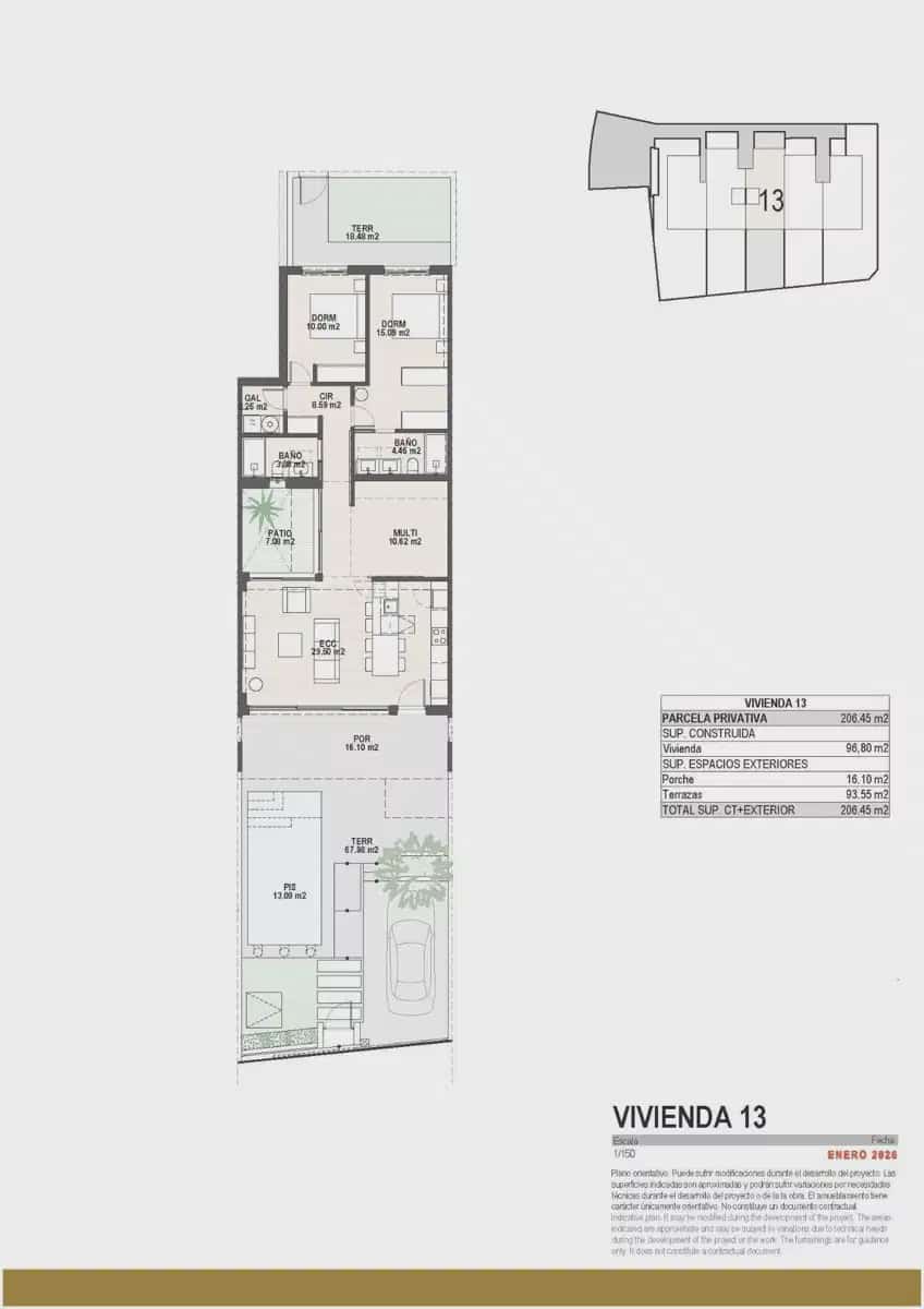 3 bedroom Bungalow for sale in Pilar de la Horadada with pool garage - € 445,000 (Ref: 10046748)