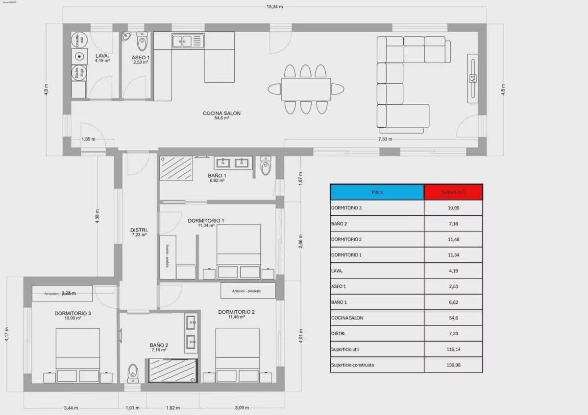 3 soverom Villa til salgs i Aspe med svømmebasseng - € 469 950 (Ref: 10049686)