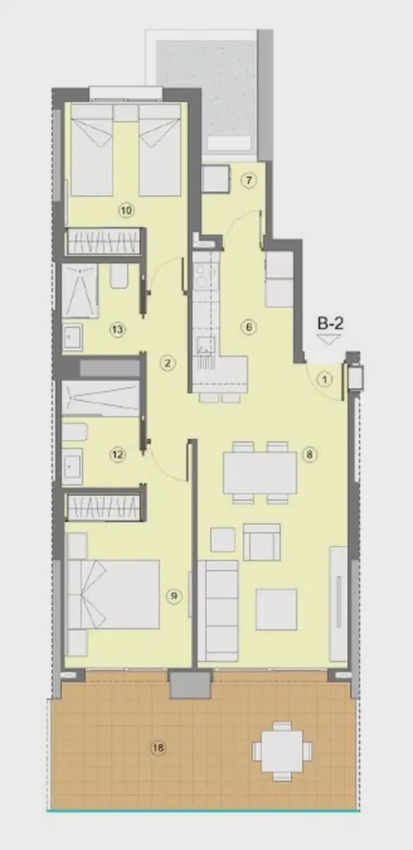 2 slaapkamer Appartement te koop in Benidorm met zwembad garage - € 507.000 (Ref: 10049693)