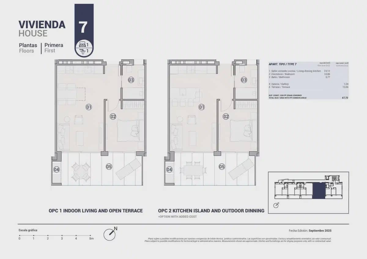 1 makuuhuone Huoneisto myytävänä paikassa La Villajoyosa / Vila Joiosa mukana uima-altaan 
autotalli - 495 000 € (Ref: 10049733)