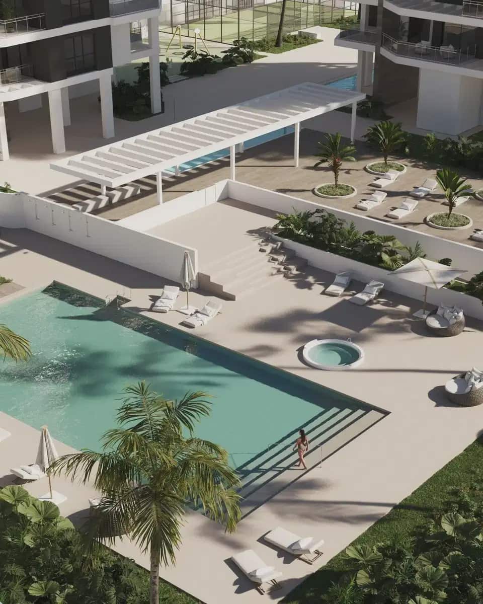 3 sypialnia Apartament na sprzedaż w Calpe / Calp z basenem garażem - 495 000 € (Ref: 10049739)
