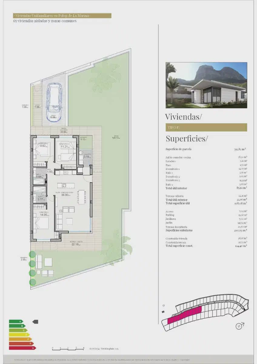 3 sypialnia Willa na sprzedaż w Polop - 505 500 € (Ref: 10049752)