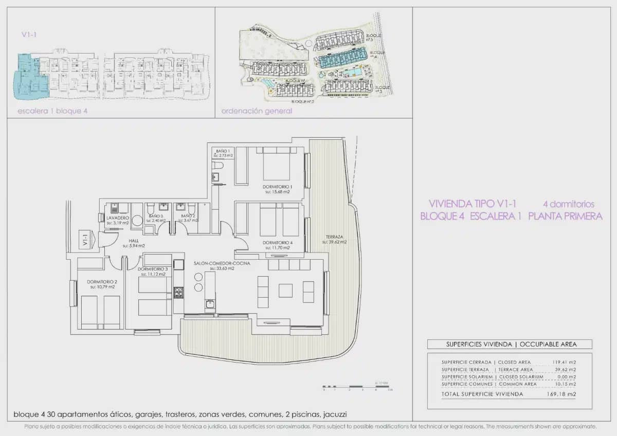 4 slaapkamer Appartement te koop in Orihuela Costa met zwembad garage - € 499.000 (Ref: 10049756)
