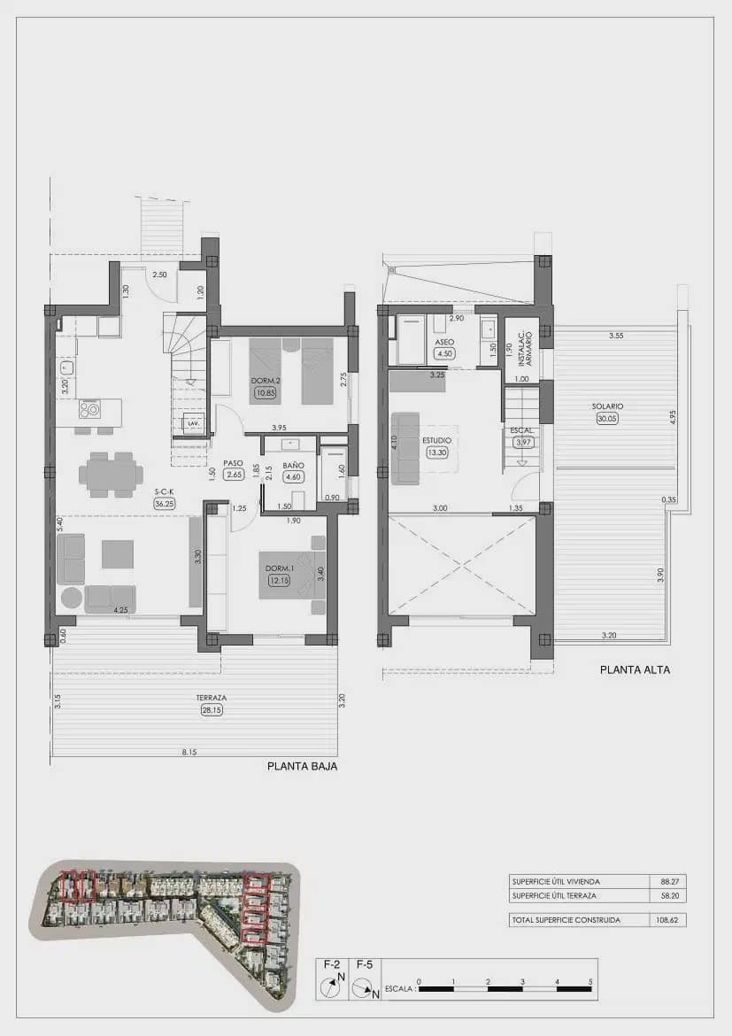 3 sypialnia Dom blizniak na sprzedaż w Algorfa z basenem garażem - 495 000 € (Ref: 10049763)