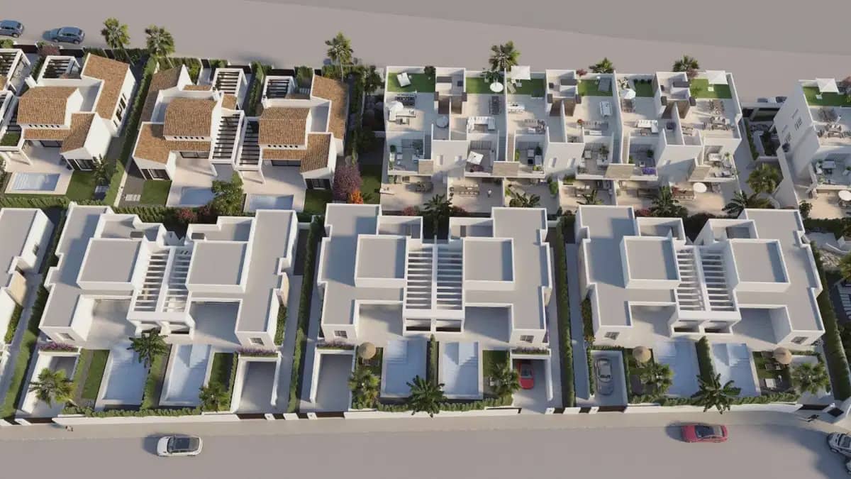 3 sypialnia Dom blizniak na sprzedaż w Algorfa z basenem garażem - 495 000 € (Ref: 10049763)