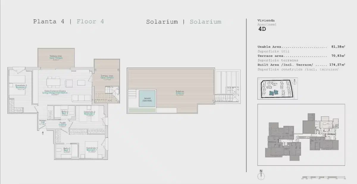 3 sovrum Takvåning till salu i El Vergel / Verger med pool - 560 000 € (Ref: 10050534)