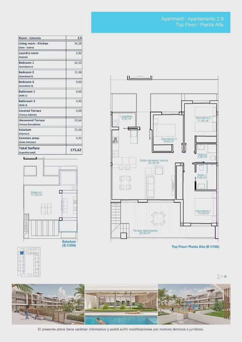 3 Zimmer Penthouse zu verkaufen in Pilar de la Horadada mit Pool Garage - 539.900 € (Ref: 10050602)