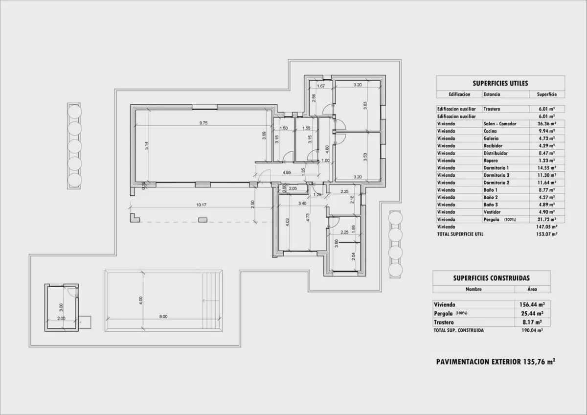 3 soveværelse Villa til salg i Aspe med swimmingpool garage - € 500.000 (Ref: 10050606)
