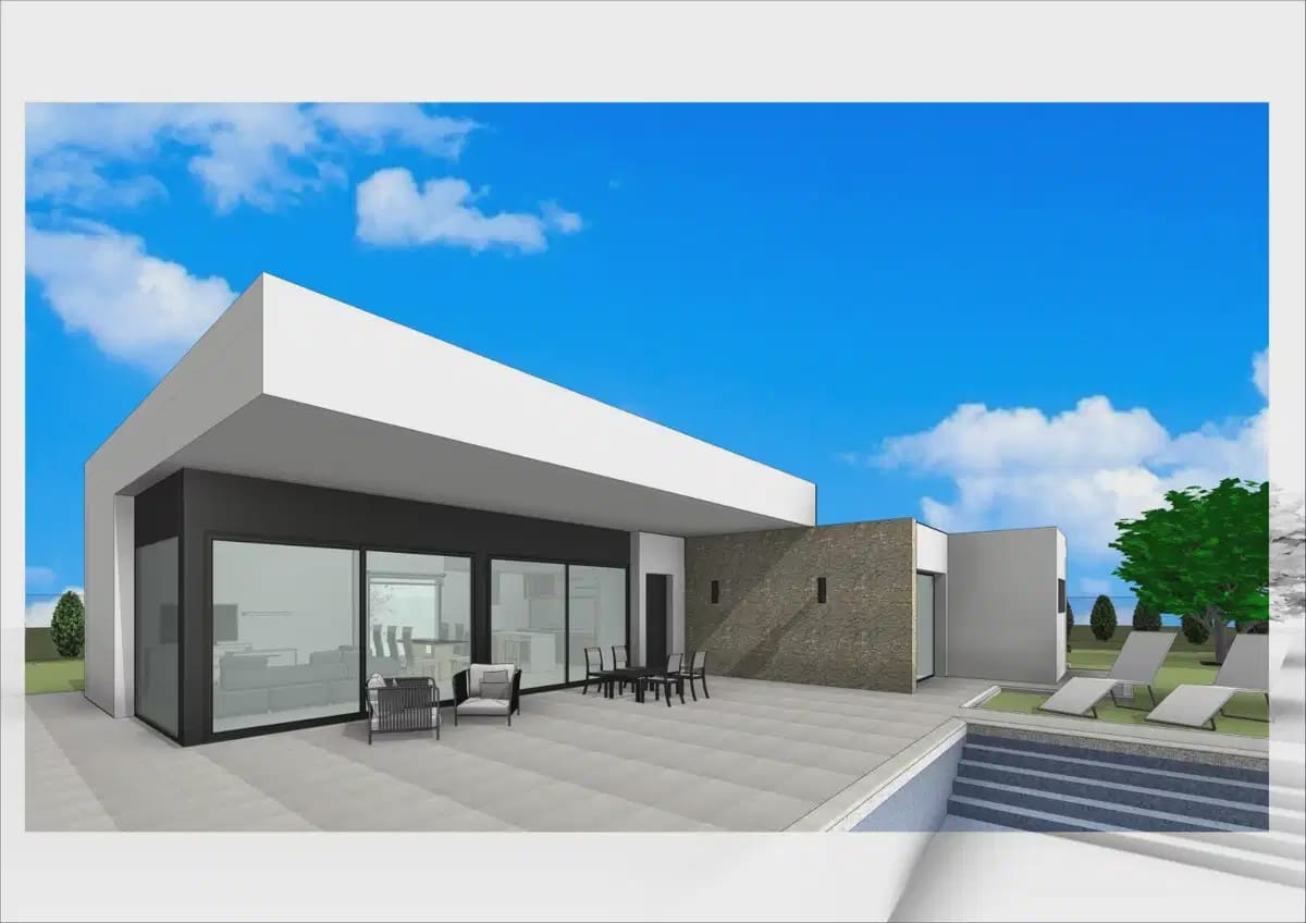 3 Zimmer Villa zu verkaufen in Aspe mit Pool Garage - 508.000 € (Ref: 10050609)