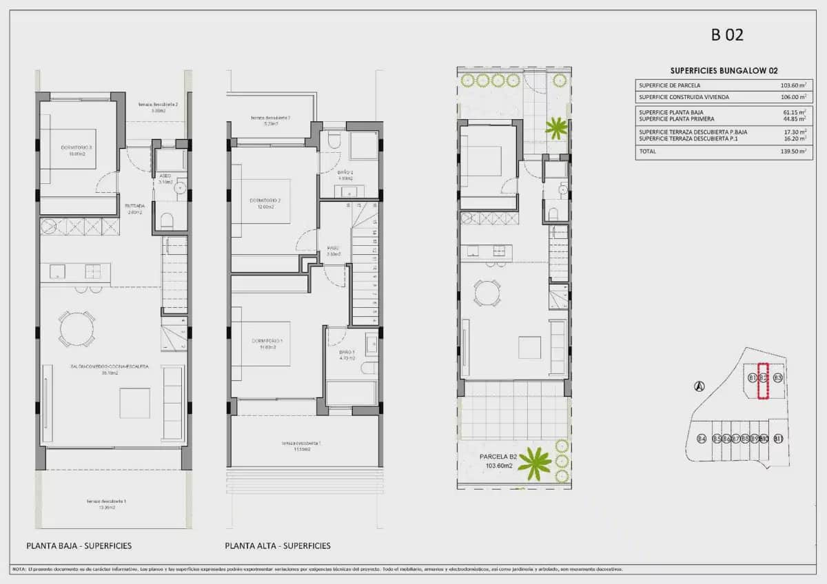 3 quarto Casa em Banda para venda em Finestrat com piscina garagem - 535 000 € (Ref: 10050620)