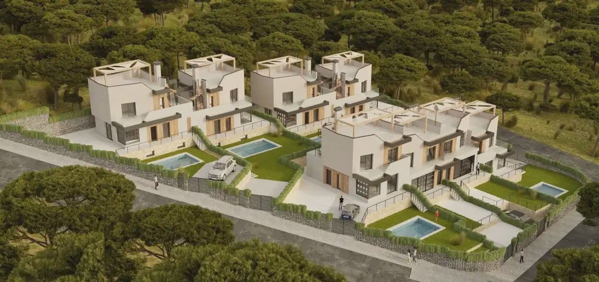 3 chambre Villa/Maison Semi-Mitoyenne à vendre à Polop avec piscine garage - 563 160 € (Ref: 10050631)