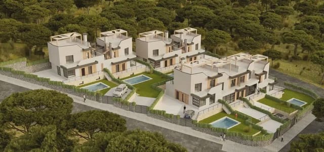 3 chambre Villa/Maison Semi-Mitoyenne à vendre à Polop avec piscine garage - 563 160 € (Ref: 10050631)