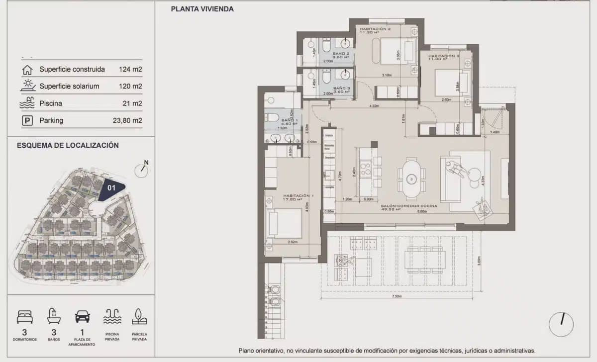 3 bedroom Semi-detached Villa for sale in Muchamiel / Mutxamel with pool - € 570,000 (Ref: 10050632)