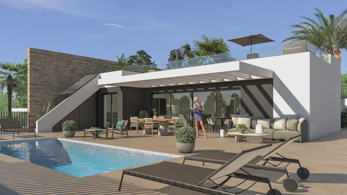 3 bedroom Semi-detached Villa for sale in Muchamiel / Mutxamel with pool - € 570,000 (Ref: 10050632)