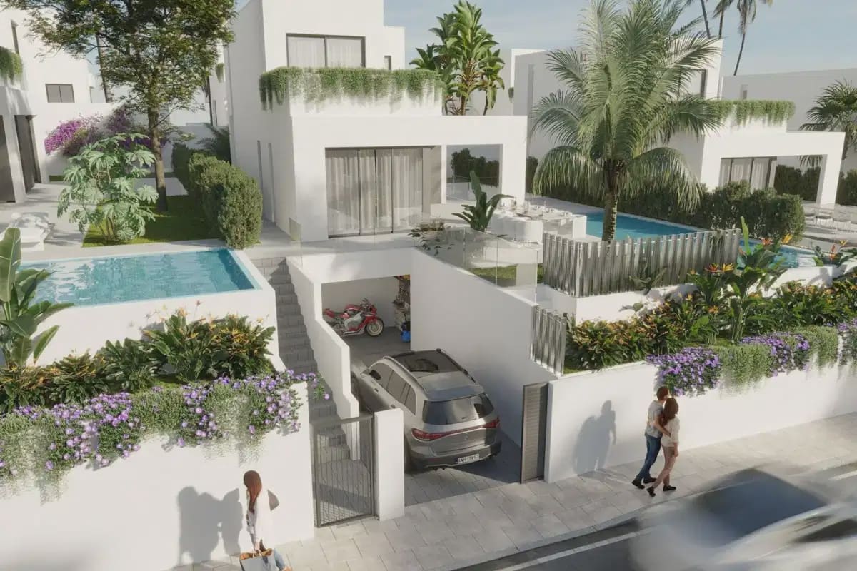 3 Zimmer Doppelhaus zu verkaufen in Finestrat mit Pool Garage - 578.500 € (Ref: 10050636)