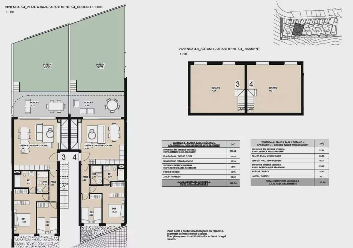 2 quarto Bungalow para venda em Torrevieja com garagem - 550 000 € (Ref: 10050637)