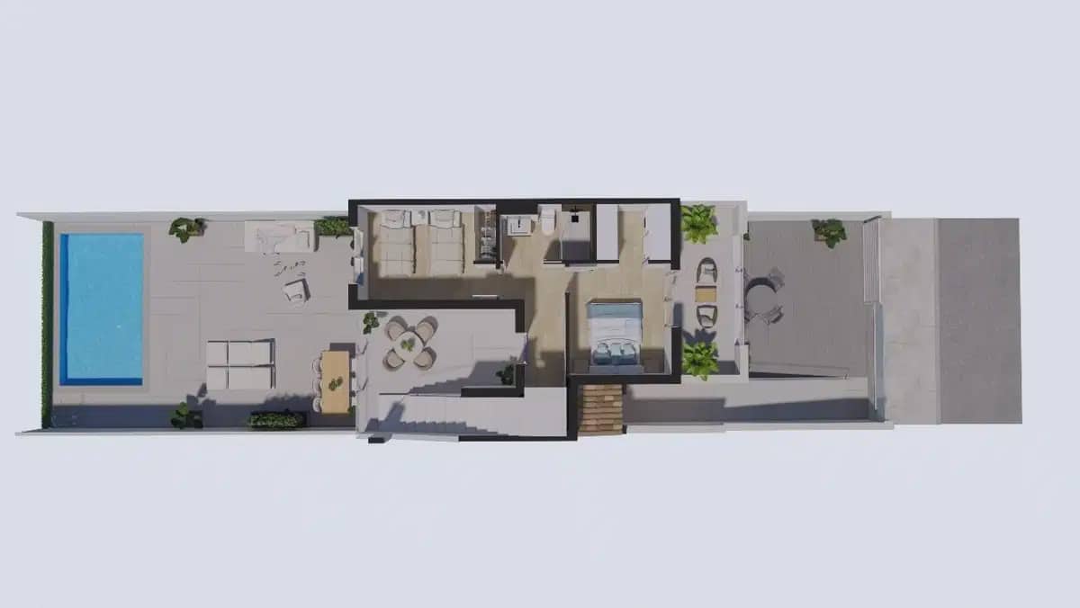 3 Zimmer Haus zu verkaufen in Los Alcazares mit Pool Garage - 425.000 € (Ref: 10057214)