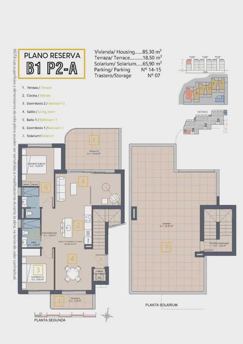 3 sovrum Takvåning till salu i Los Alcazares med pool garage - 429 900 € (Ref: 10057216)