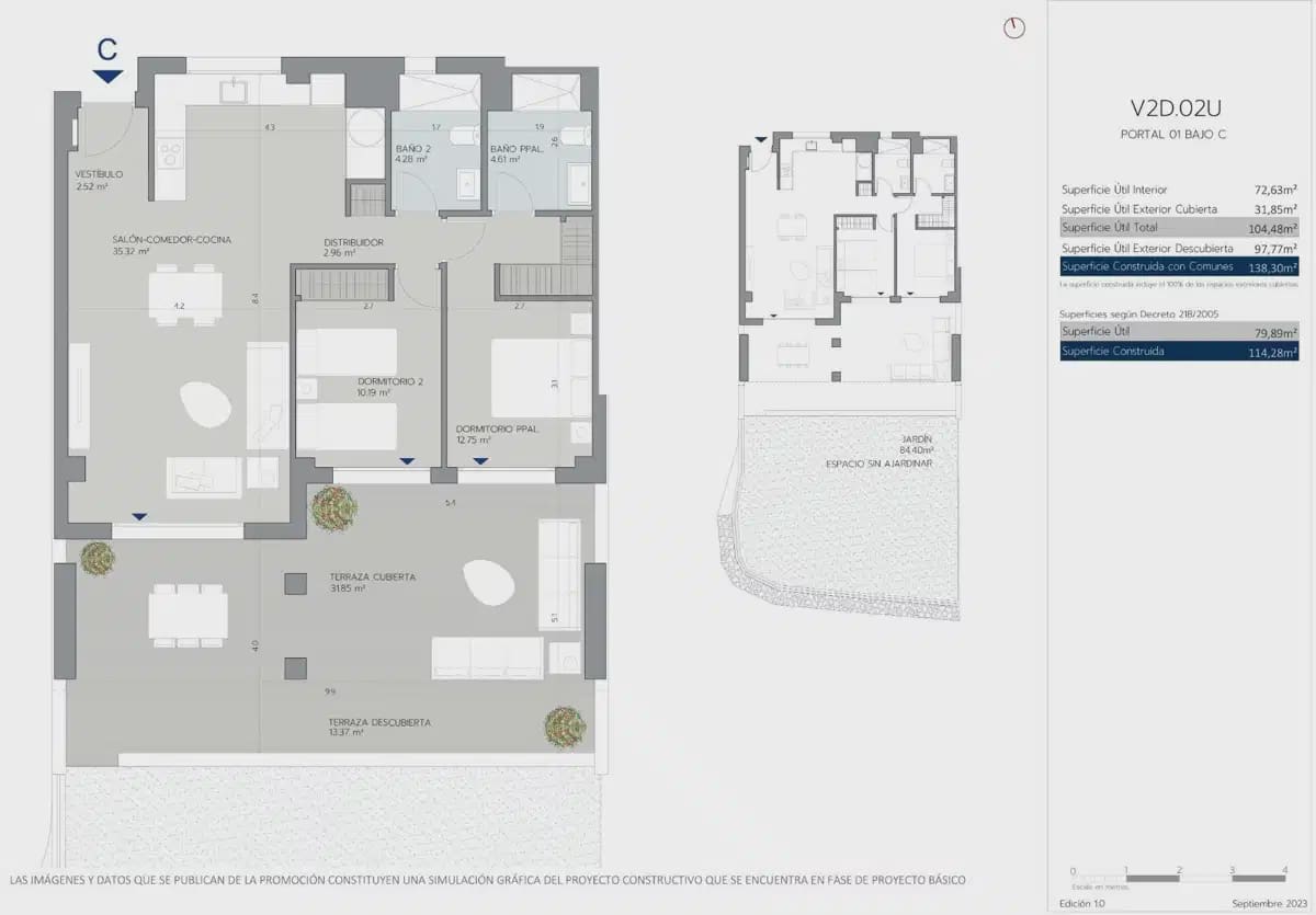 2 sovrum Lägenhet till salu i Estepona med pool - 400 000 € (Ref: 10057225)