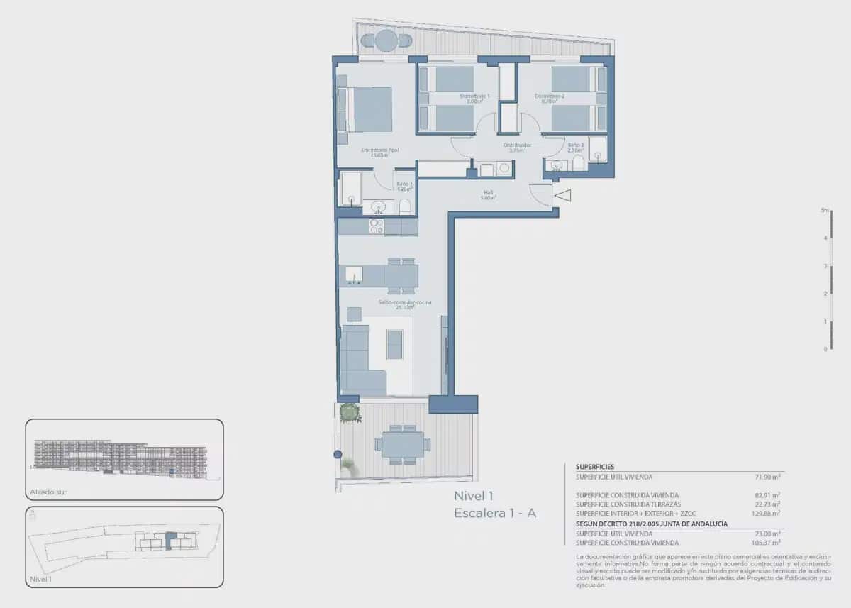 Apartamento de 3 habitaciones en Fuengirola en venta con piscina - 403.000 € (Ref: 10057228)