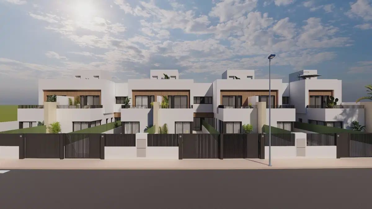 3 soveværelse Semi-Rækkehus til salg i Santiago de la Ribera med swimmingpool garage - € 409.900 (Ref: 10057236)