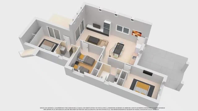 3 camera da letto Villa in vendita in Las Lomas de Rame - Bahía Bella, Los Alcázares con garage - 419.500 € (Rif: 10057243)