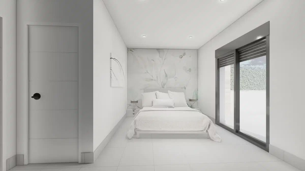 3 sypialnia Dom blizniak na sprzedaż w Roldan z basenem garażem - 392 500 € (Ref: 10057250)