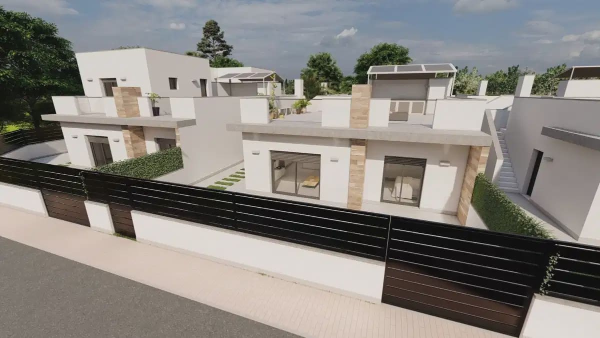 3 sypialnia Dom blizniak na sprzedaż w Roldan z basenem garażem - 392 500 € (Ref: 10057250)