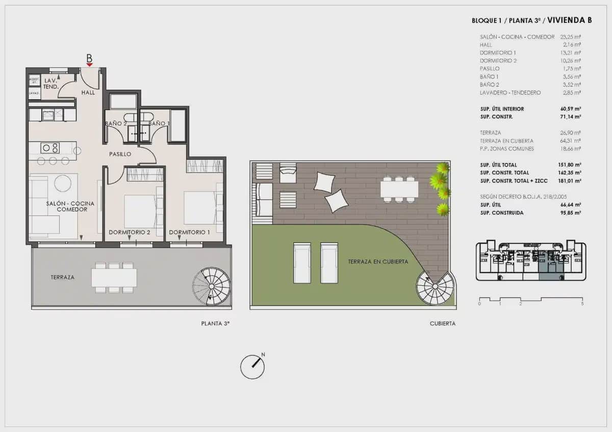 2 Zimmer Penthouse zu verkaufen in Fuengirola mit Pool - 452.000 € (Ref: 10062401)