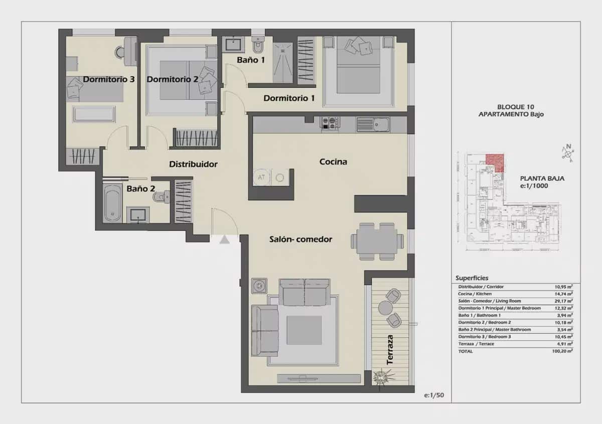 3 bedroom Apartment for sale in Marbella with pool - € 450,000 (Ref: 10062402)