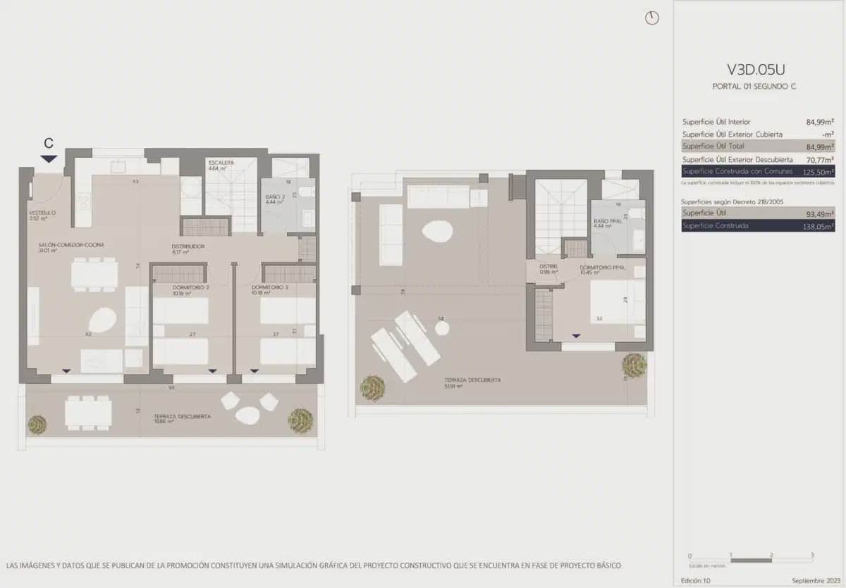 3 soveværelse Penthouse til salg i Estepona med swimmingpool - € 442.000 (Ref: 10062403)