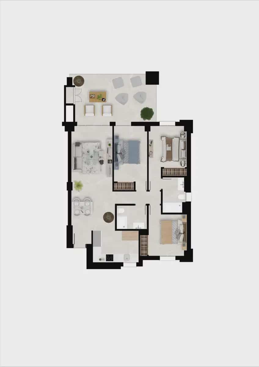 Apartamento de 3 habitaciones en Mijas en venta con piscina garaje - 458.000 € (Ref: 10062408)