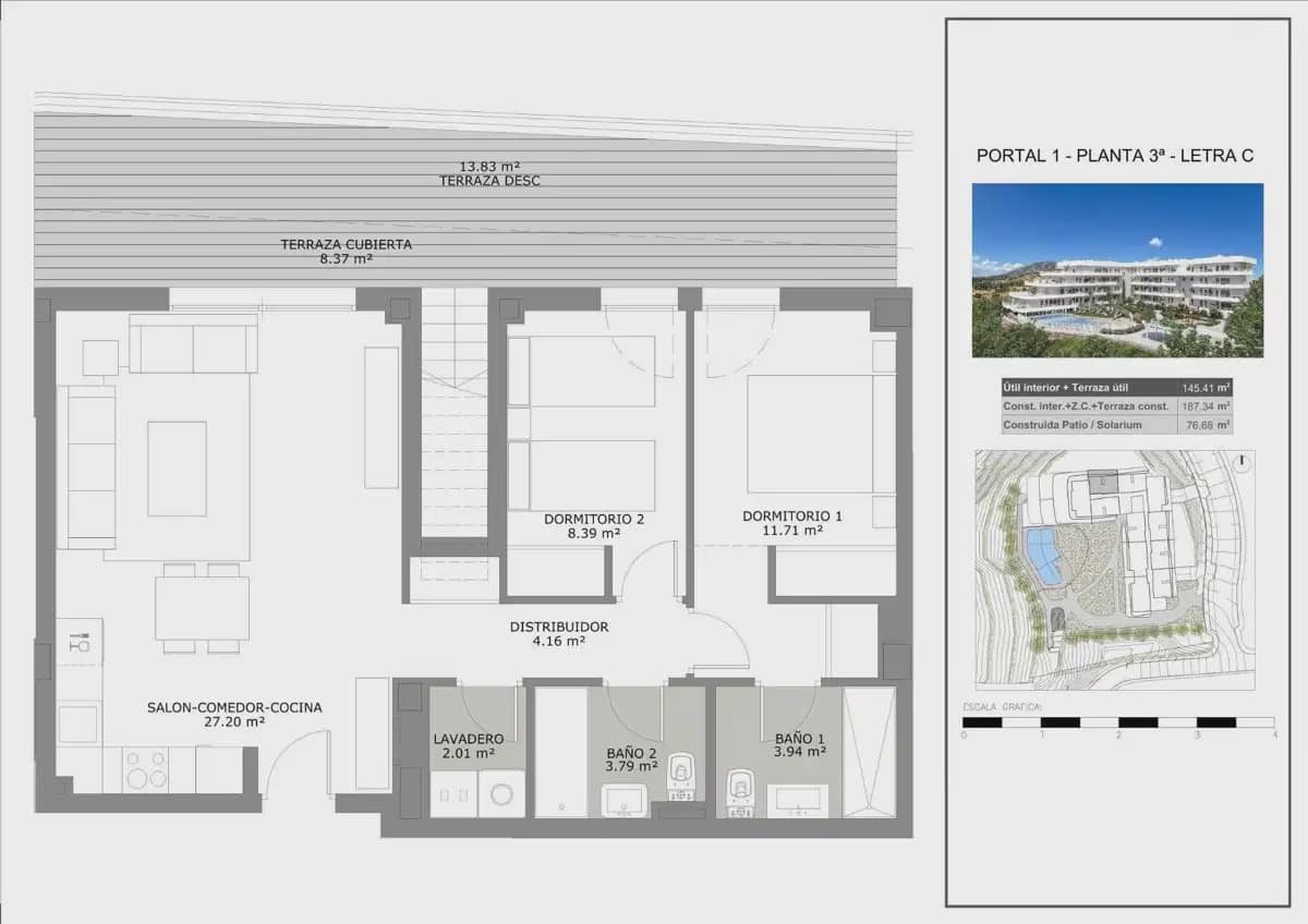 2 sovrum Takvåning till salu i Fuengirola med pool - 419 950 € (Ref: 10062415)