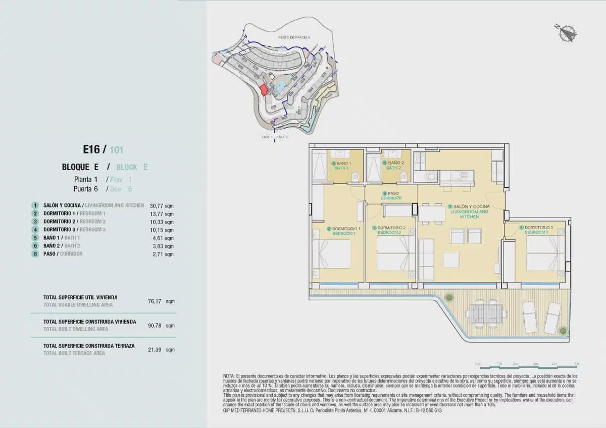 Apartamento de 3 habitaciones en Aguilas en venta - 431.000 € (Ref: 10062416)