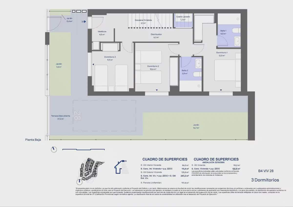 Pareado de 3 habitaciones en Vélez-Málaga en venta con piscina garaje - 435.000 € (Ref: 10062418)