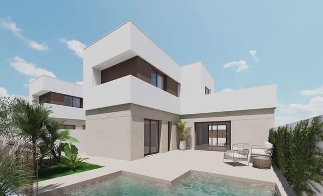 Chalet de 3 habitaciones en Las Lomas de Rame - Bahía Bella, Los Alcázares en venta con piscina garaje - 439.000 € (Ref: 10062420)